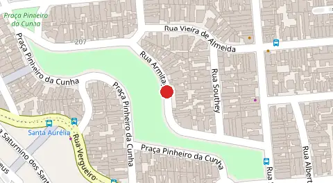 Mapa da localização