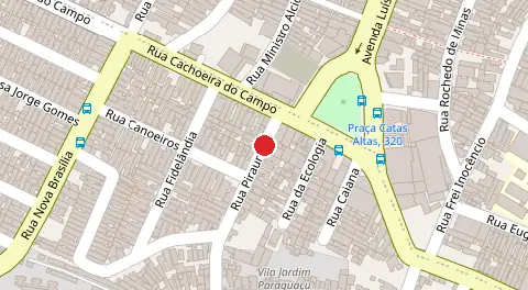 Mapa da localização
