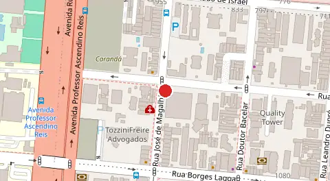 Mapa da localização
