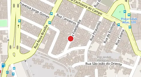 Mapa da localização