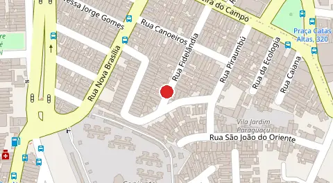 Mapa da localização