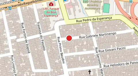 Mapa da localização