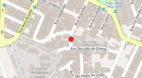Mapa da localização