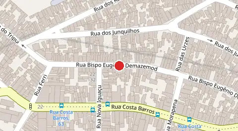 Mapa da localização