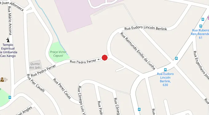 Mapa da localização