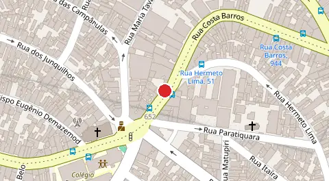 Mapa da localização
