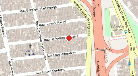 Mapa da localização