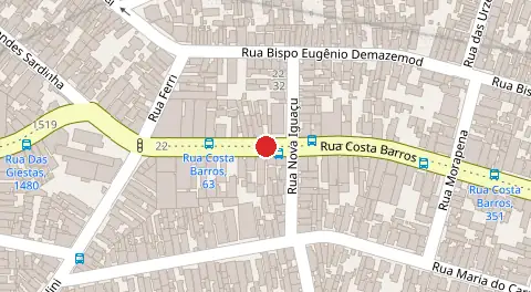 Mapa da localização