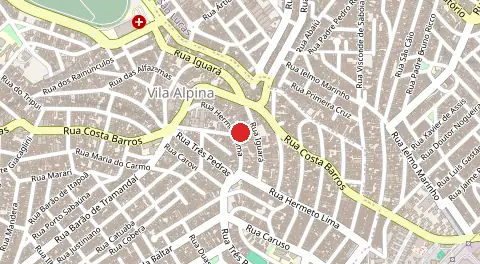 Mapa de Vila Alpina