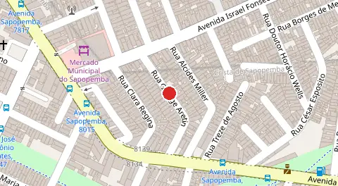 Mapa da localização