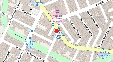 Mapa da localização