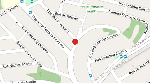 Mapa da localização