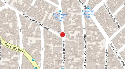 Mapa da localização