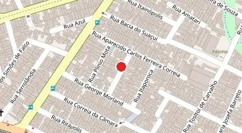 Mapa da localização