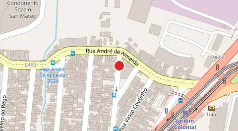 Mapa da localização