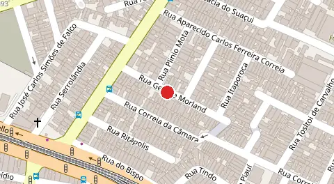 Mapa da localização