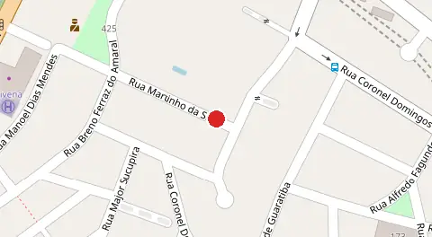 Mapa da localização