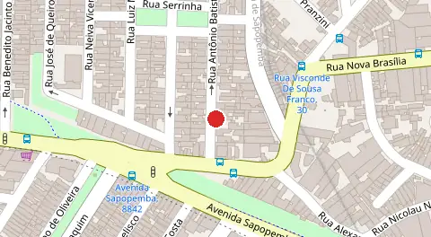 Mapa da localização