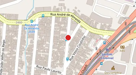 Mapa da localização