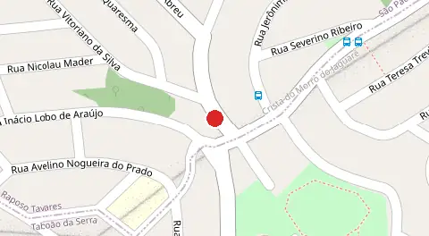 Mapa da localização