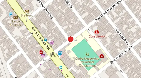 Mapa da localização