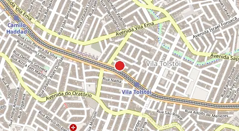 Mapa de Vila Tolstoi