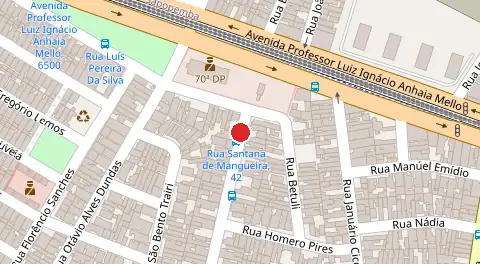 Mapa da localização