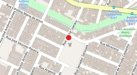 Mapa da localização
