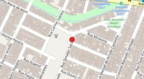 Mapa da localização