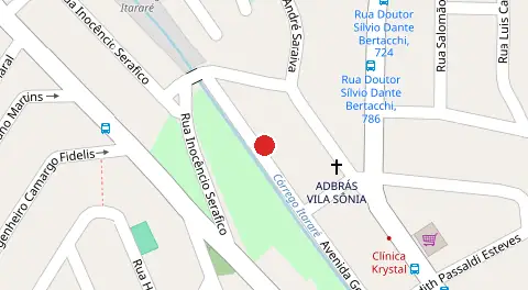 Mapa da localização