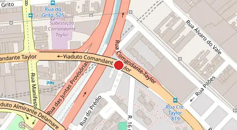 Mapa da localização