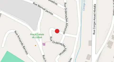 Mapa da localização