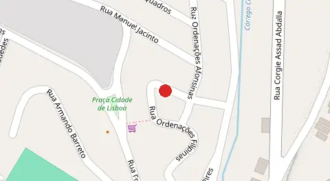 Mapa da localização