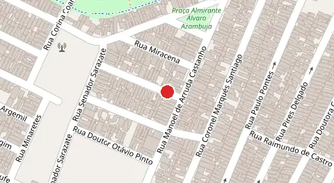 Mapa da localização