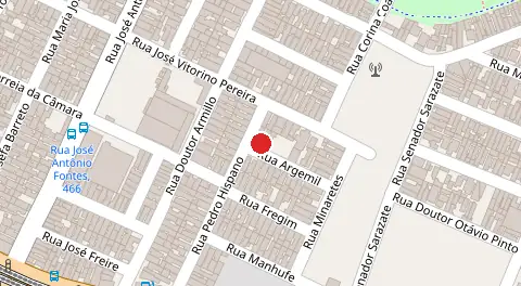 Mapa da localização