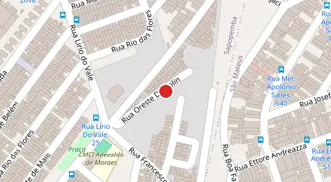 Mapa da localização