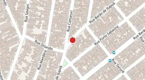 Mapa da localização