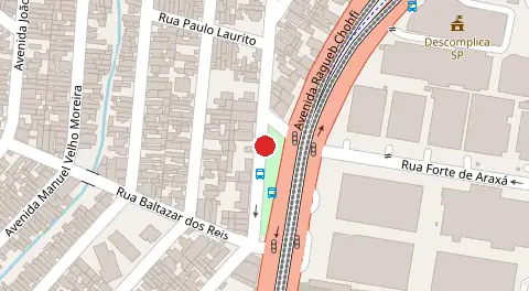 Mapa da localização