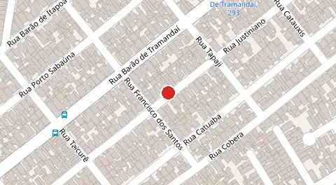 Mapa da localização