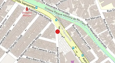 Mapa da localização