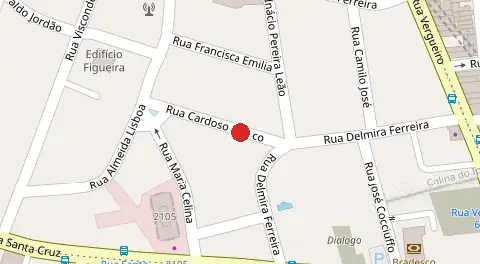 Mapa da localização