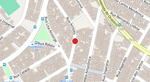 Mapa da localização