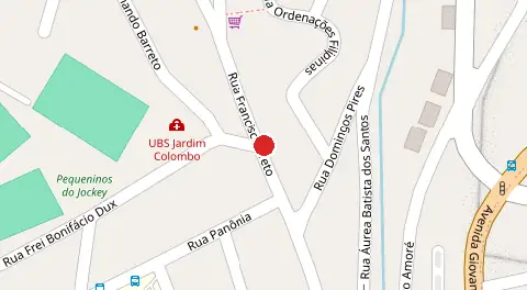 Mapa da localização