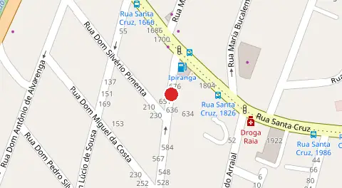 Mapa da localização