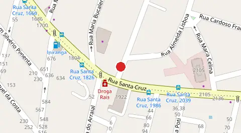 Mapa da localização