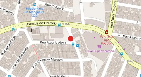 Mapa da localização