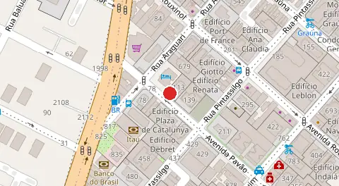 Mapa da localização