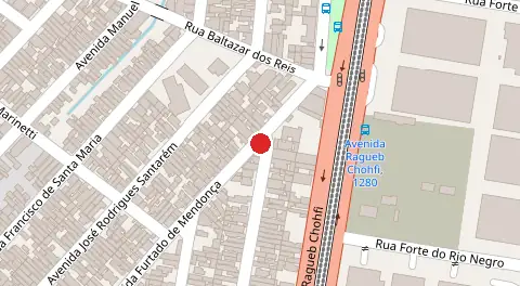 Mapa da localização