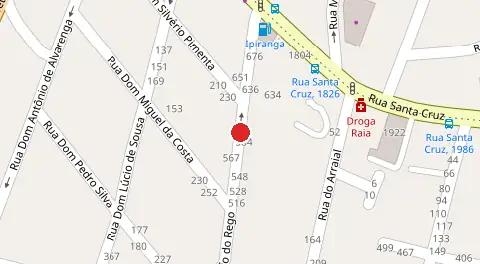 Mapa da localização