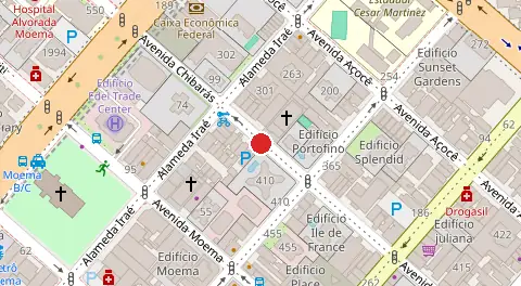 Mapa da localização